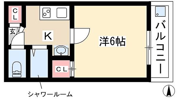 メゾン・ド・ラパン ｜愛知県名古屋市千種区千種3丁目(賃貸マンション1K・2階・20.00㎡)の写真 その2