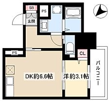 ディアレイシャス東別院II  ｜ 愛知県名古屋市中区千代田4丁目10-11（賃貸マンション1DK・11階・28.59㎡） その2