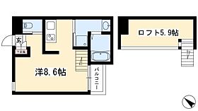 Buffett  ｜ 愛知県名古屋市西区名西1丁目9-33（賃貸アパート1R・2階・20.55㎡） その2