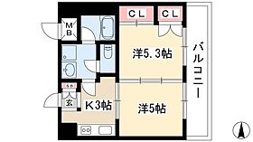 第2タジックビル  ｜ 愛知県名古屋市中区栄5丁目5-5（賃貸マンション2K・5階・32.66㎡） その2