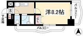 現代ハウス新栄  ｜ 愛知県名古屋市中区新栄1丁目17-7（賃貸マンション1K・9階・24.26㎡） その2