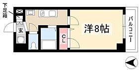 プラーチド  ｜ 愛知県名古屋市中村区名駅5丁目3-17（賃貸マンション1K・2階・24.57㎡） その2