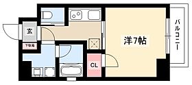 NNS121  ｜ 愛知県名古屋市西区則武新町3丁目1-69（賃貸マンション1K・8階・26.71㎡） その2