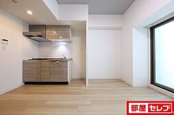 パルティール金山 4階ワンルームのリビング/ダイニング