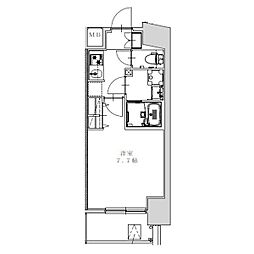 S-RESIDENCE金山altano(アルターノ) 7階1Kの間取り