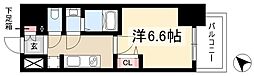 MAXIV名古屋上前津 9階1Kの間取り
