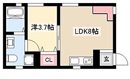 間取図画像 1LDK