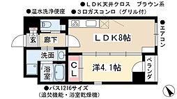 Ｐｕｒａ　Ｖｉｄａ　幅下 7階1LDKの間取り