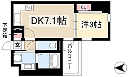 間取図画像 1DK
