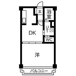 コンフォート二番 2階/-