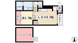 カーバンクル 1階/-