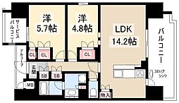 グランパセオ名駅那古野 13階