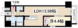 Primal千種stelo 1LDKの間取図画像