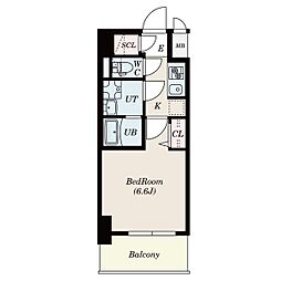 S-RESIDENCEKamimaezuSouth 1Kの間取図画像