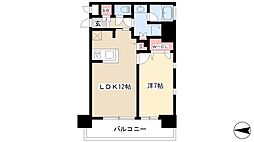 ファーストレジデンス栄 1LDKの間取図画像