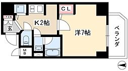 APEX名古屋栄プレミアライフ 1Kの間取図画像
