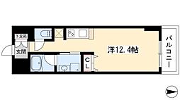 御幸レジデンス丸の内 ワンルームの間取図画像