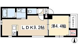 ESPRE東別院 1LDKの間取図画像