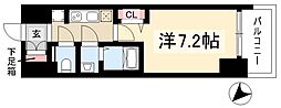 プレサンス新栄リベラ 1Kの間取図画像