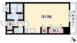グリーンハイツ新道 ワンルームの間取図画像