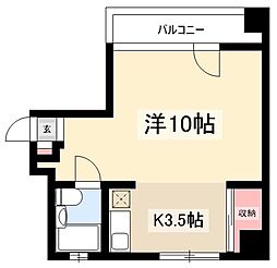 金城ビル 3階/-