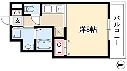 サン・錦本町ビル 1Kの間取図画像