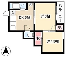 コスモスビル 2階/-