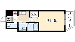 AHマンション泉 1Kの間取図画像