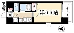 プレサンス名古屋駅前ヴェルロード 1Kの間取図画像