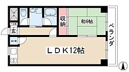 アーバン佐々木36 1LDKの間取図画像