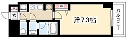 セイワパレス丸の内駅前プレミア 1Kの間取図画像
