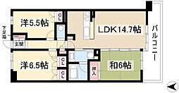 aLATO白壁東 3LDKの間取図画像