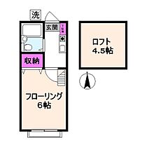 カーサ元町 A101 ｜ 東京都国分寺市東元町４丁目2-22（賃貸アパート1R・1階・16.31㎡） その2