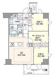 間取図画像 2SLDK