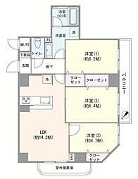 間取図画像 3LDK