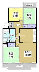間取図画像 3LDK