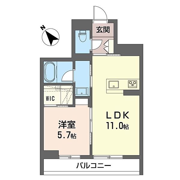 ロンサールステージ 102｜群馬県太田市東矢島町(賃貸マンション1LDK・1階・41.54㎡)の写真 その2