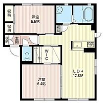 サインマルシュ 201 ｜ 群馬県太田市龍舞町2164-1（賃貸アパート2LDK・2階・58.10㎡） その2