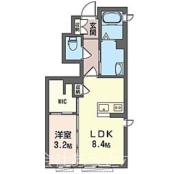 間取図画像 1LDK