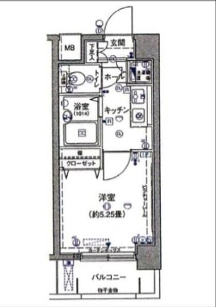 シンシア蒲田ステーションプラザ 309｜東京都大田区南蒲田１丁目(賃貸マンション1K・3階・18.88㎡)の写真 その2