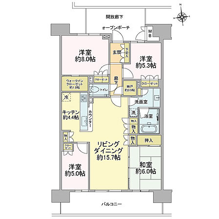 100.01平米の4LDK