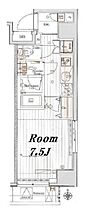 メイクスデザイン町屋 503 ｜ 東京都荒川区町屋6丁目1-4（賃貸マンション1K・5階・26.27㎡） その2