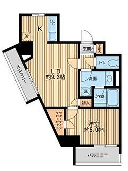 ＨＦ早稲田レジデンス 606｜東京都新宿区弁天町(賃貸マンション1LDK・6階・44.04㎡)の写真 その2