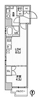 シーズンフラッツ菊川WEST 203 ｜ 東京都墨田区菊川2丁目9-5（賃貸マンション1LDK・2階・42.55㎡） その2