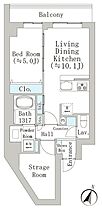 ブルシエル中目黒  ｜ 東京都目黒区上目黒3丁目18-7（賃貸マンション1LDK・地下1階・46.33㎡） その2