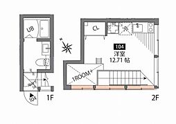 BOLERO池袋 ワンルームの間取図画像