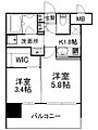 エンクレスト薬院NOBLE13階9.5万円