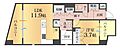赤坂ラテ4階11.9万円