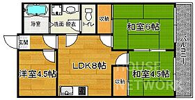 シャンクレール春日I 102号室 ｜ 京都府京都市北区大宮田尻町（賃貸マンション3LDK・1階・47.01㎡） その2