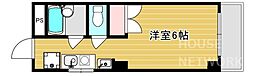 千成ビル 1Kの間取図画像